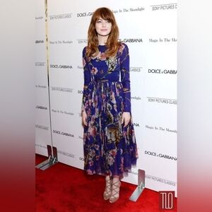 Dolce&Gabanna Floral Purple Dress